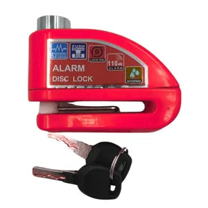 CANDADO PARA DISCO DE MOTOCICLETA CON ALARMA